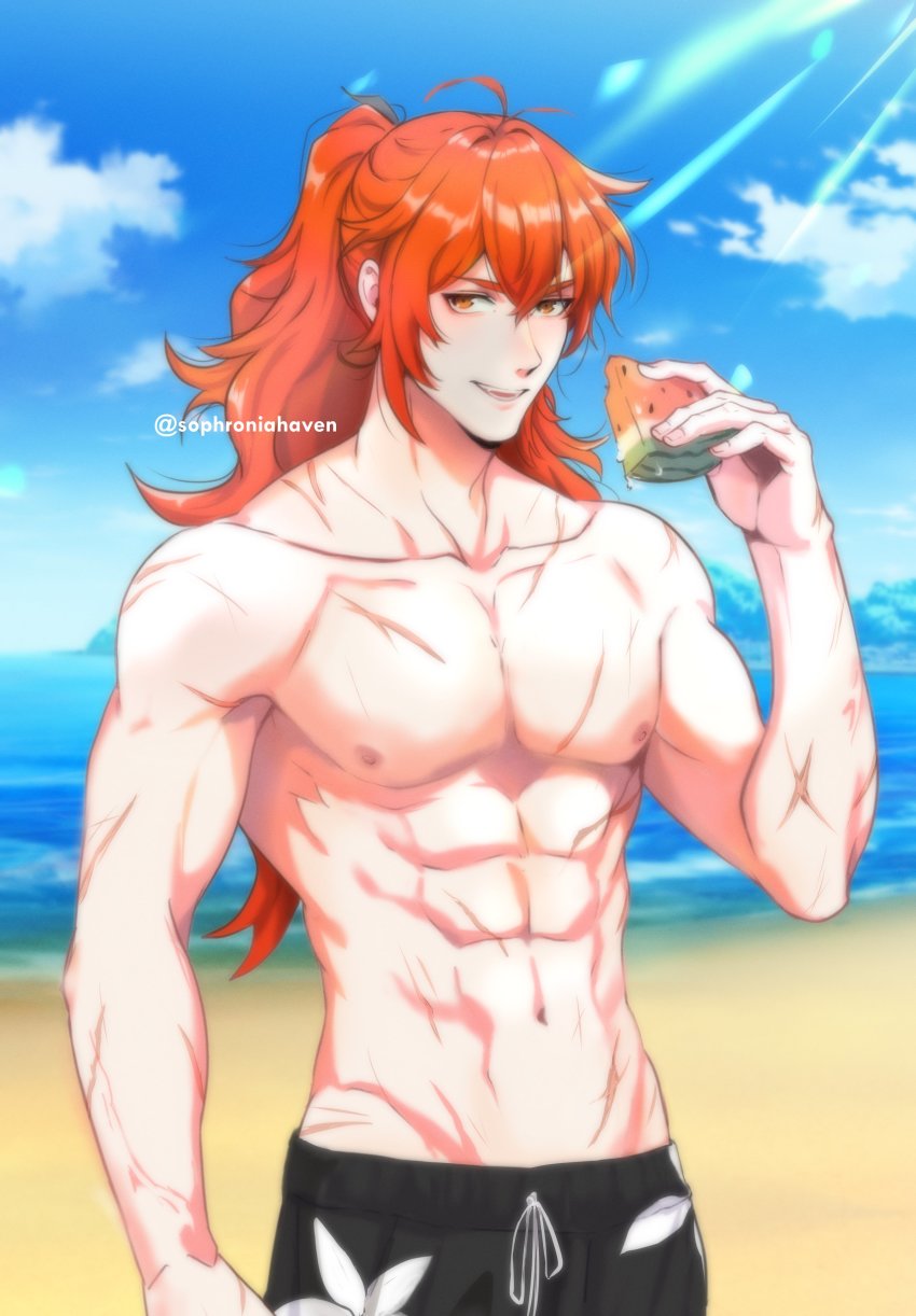 Diluc (Genshin Impact) Rule 34 Image