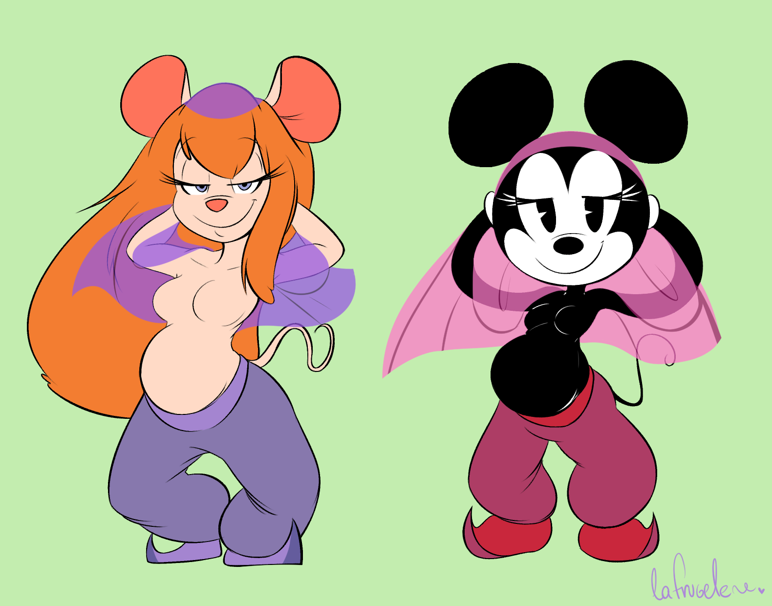 Gadget Hackwrench (Chip 'N Dale Rescue Rangers) Rule 34 Image