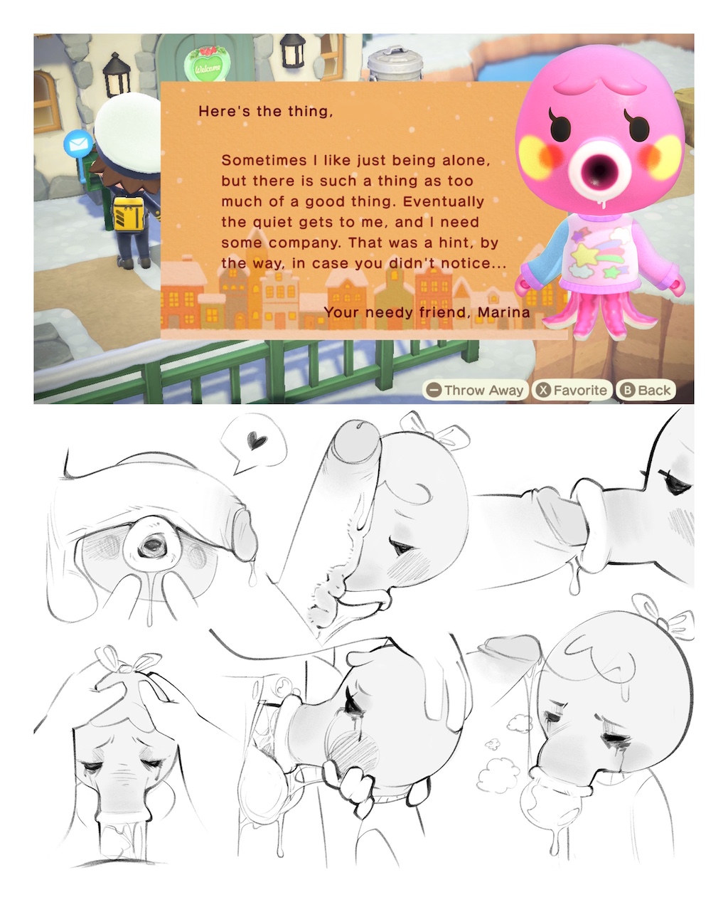 Marina (Animal Crossing) Rule 34 Image