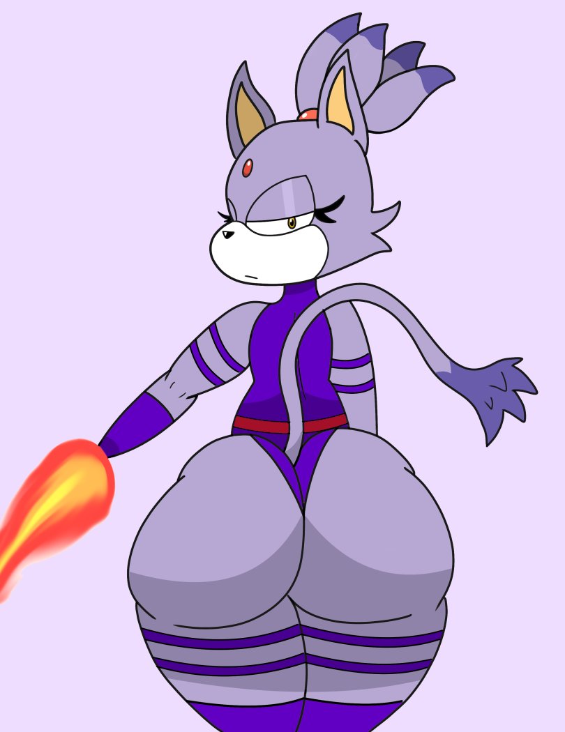 Blaze The Cat (Marvel) Rule 34 Image
