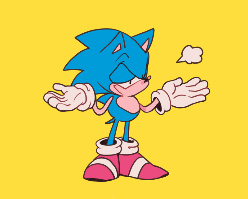 Classic Sonic (Sonic (Series)) Rule 34 Image