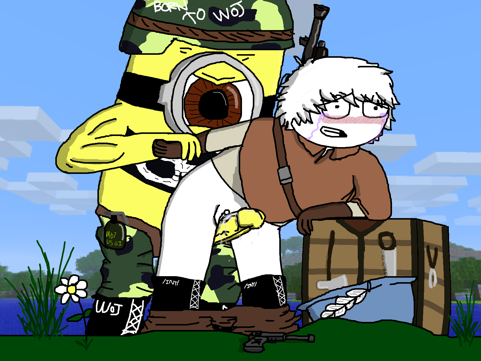 Arm Behind Back Rule 34 Image
