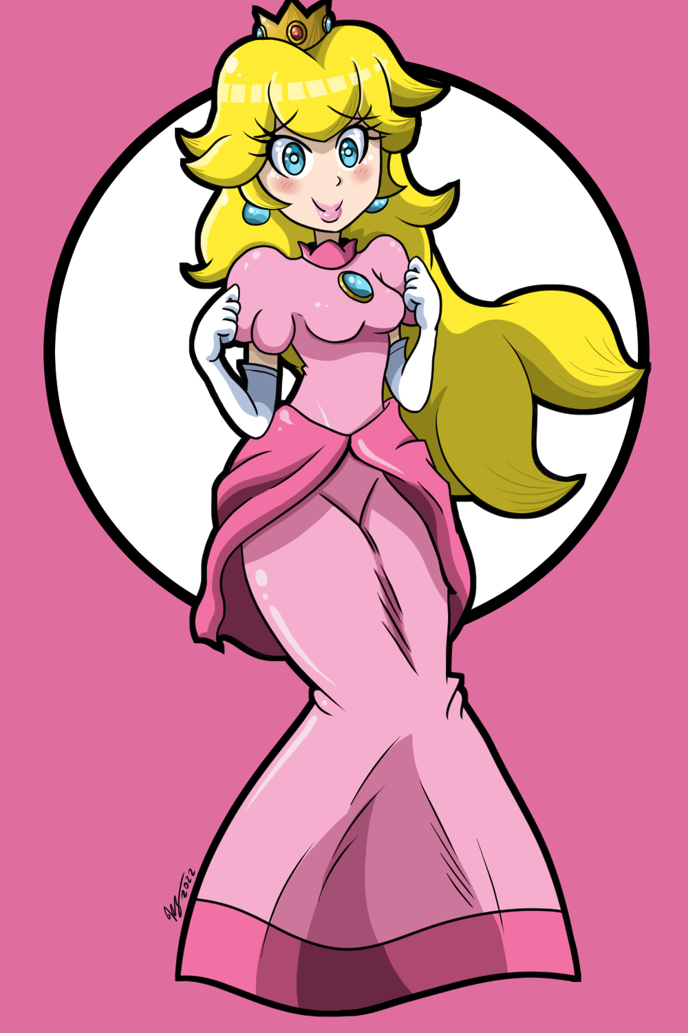 Princess Peach (Mario (Series)) Rule 34 Image