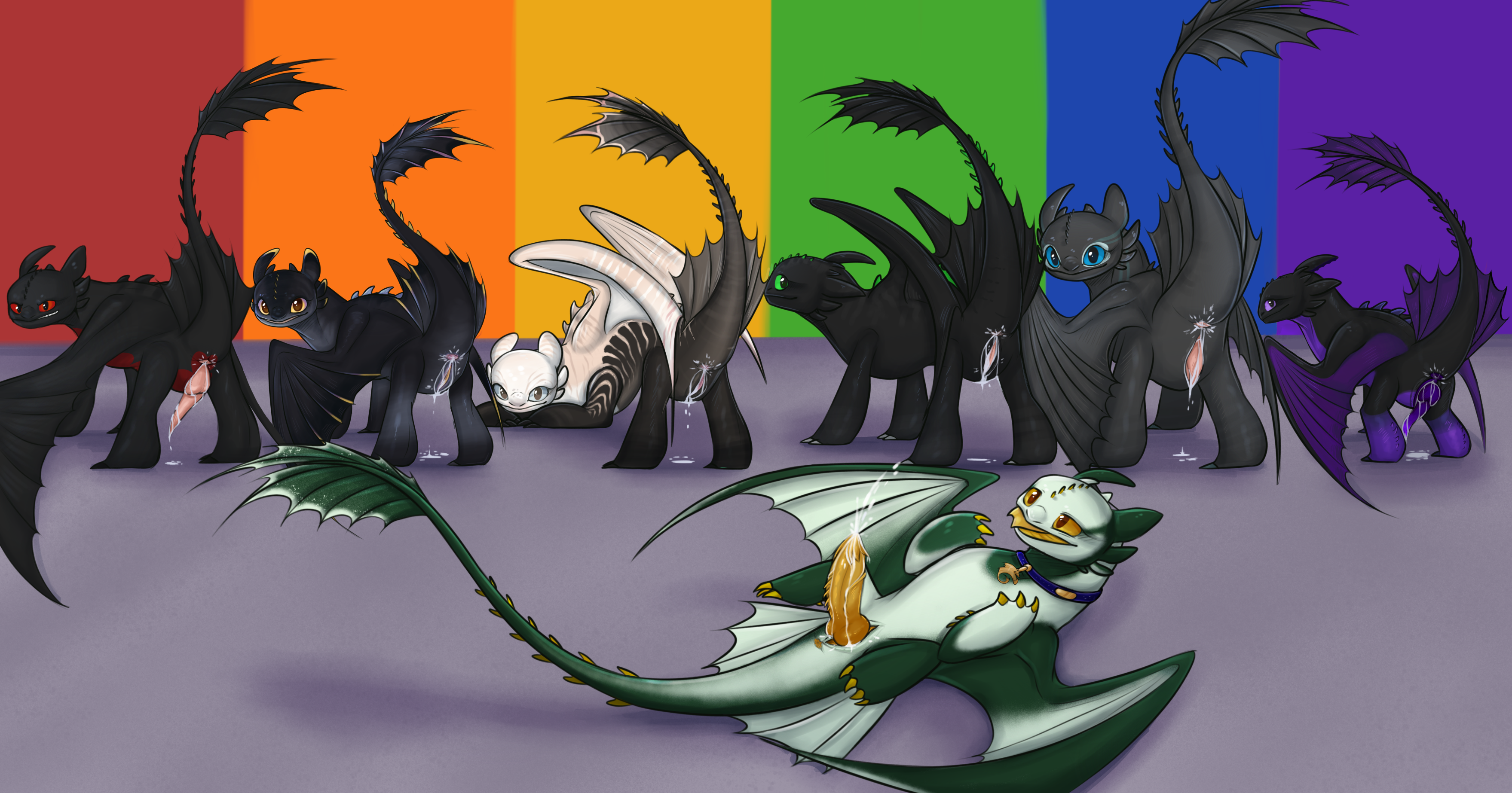 Light Fury (Dreamworks) Rule 34 Image
