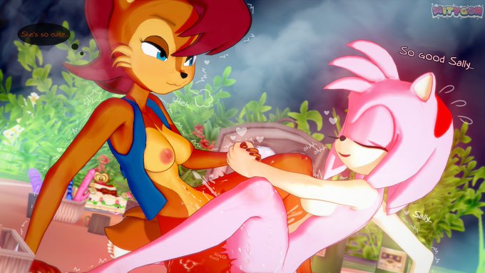 Amy Rose (Archie Comics) Rule 34 Image
