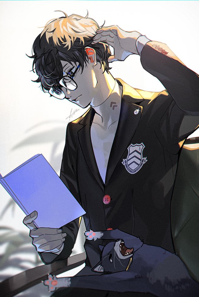 Amamiya Ren (Morgana (Persona 5)) Rule 34 Image