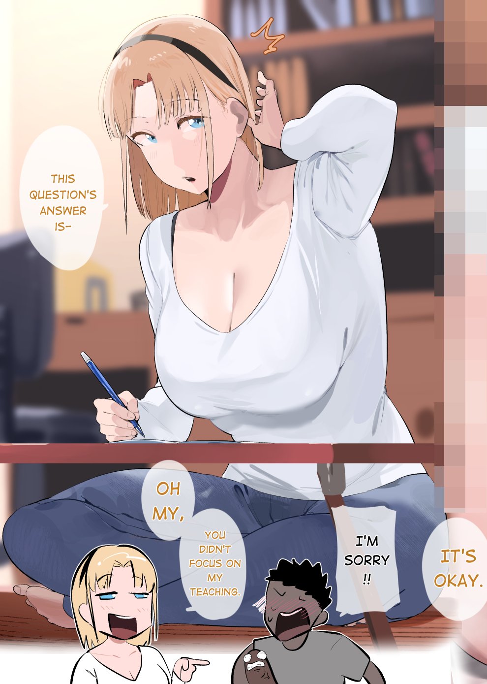 Blonde Girl (Okpriko) Rule 34 Image
