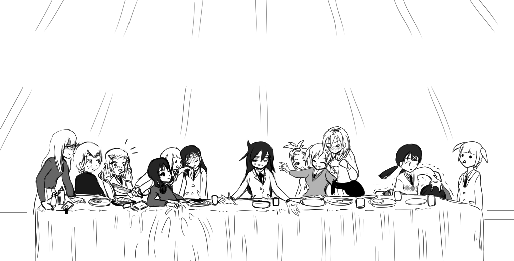 Hirasawa Shizuku (The Last Supper) Rule 34 Image
