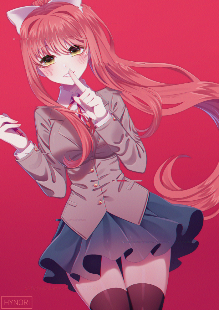 Monika (Doki Doki Literature Club) Rule 34 Image