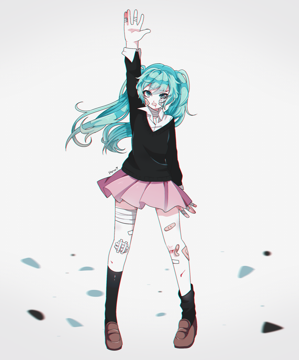 Hatsune Miku (Rolling Girl (Vocaloid)) Rule 34 Image