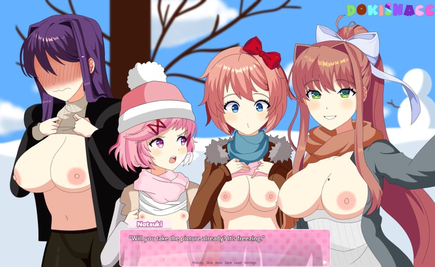 Monika (Doki Doki Literature Club) Rule 34 Image