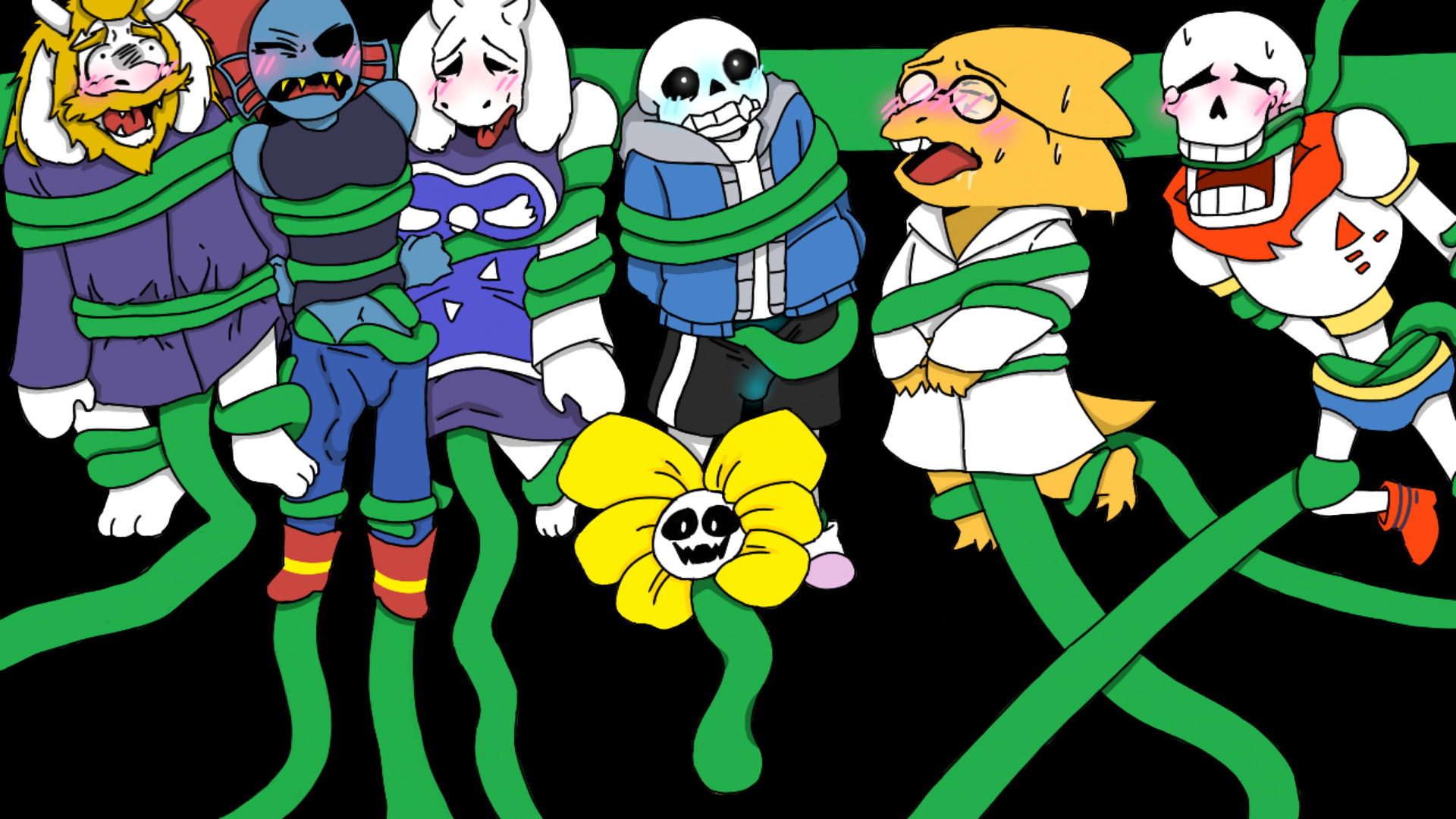 Alphys (Undertale) Rule 34 Image