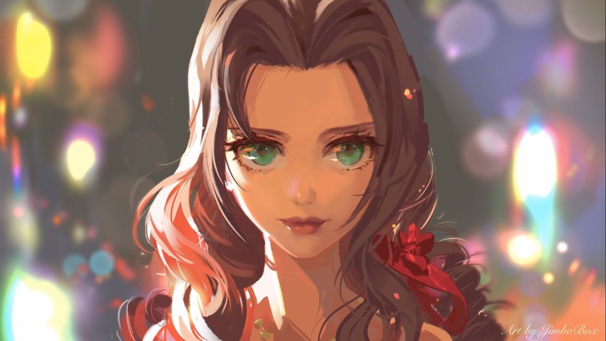 Aerith Gainsborough (Final Fantasy) Rule 34 Image
