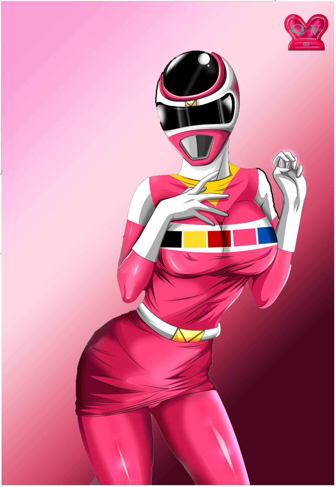 Pink Ranger (Power Rangers) Rule 34 Image
