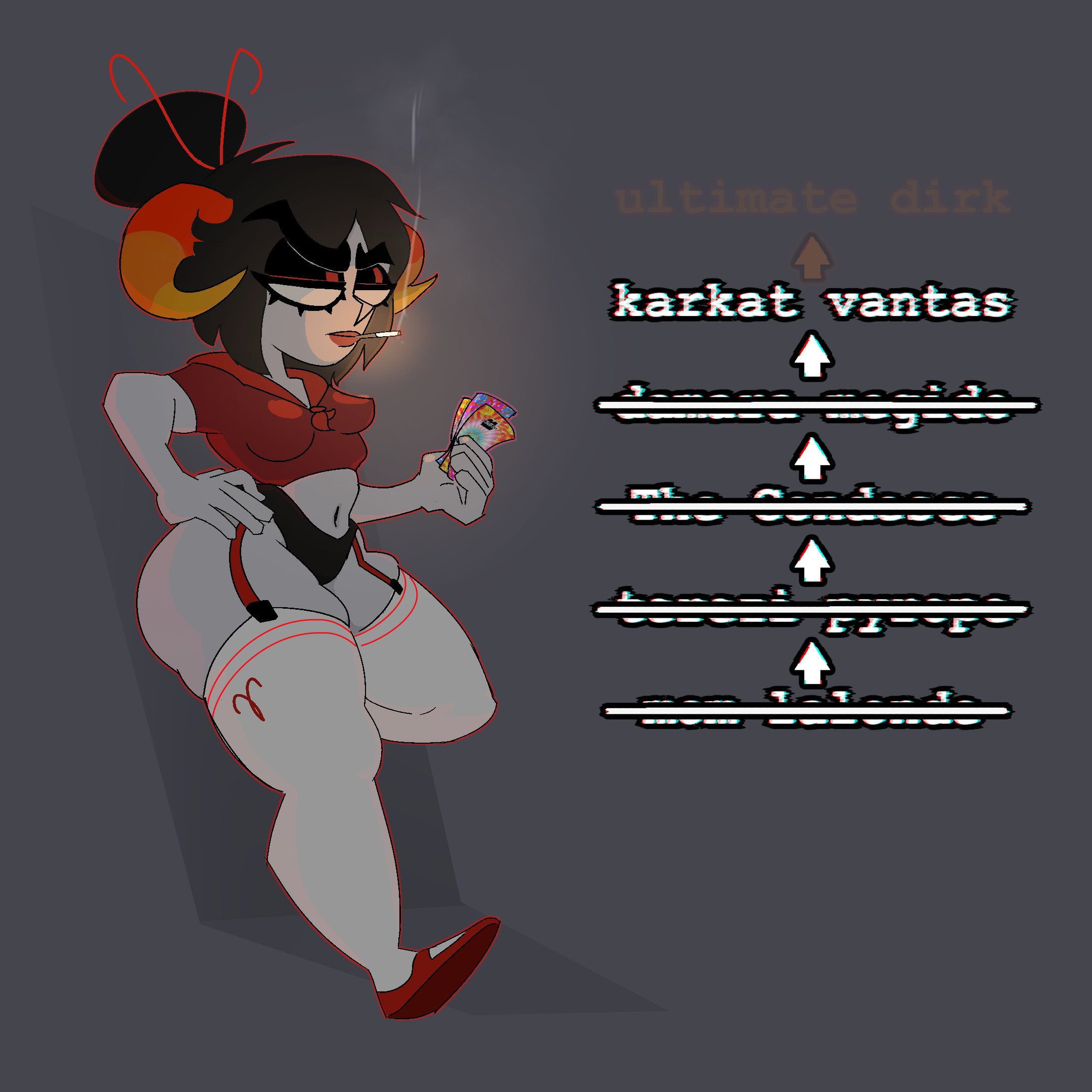Damara Megido (Homestuck) Rule 34 Image