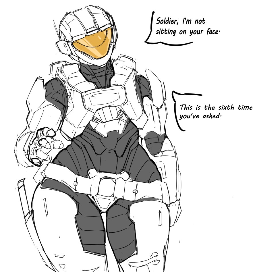 Female Spartan (Halo) Rule 34 Image
