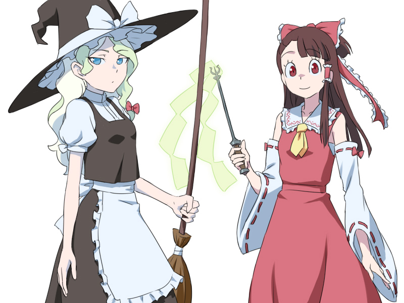 Diana Cavendish (Hakurei Reimu (Cosplay)) Rule 34 Image