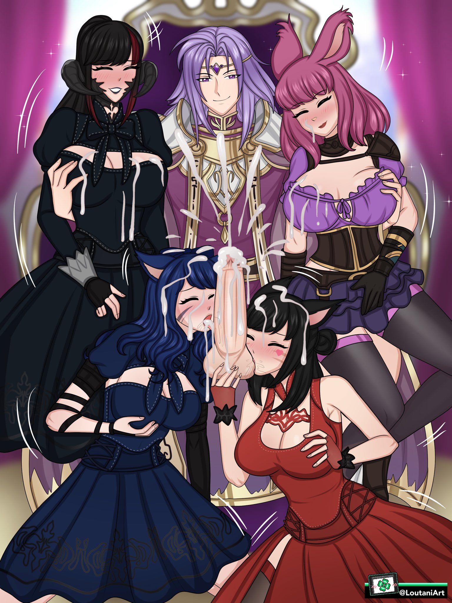 Au Ra (Final Fantasy) Rule 34 Image