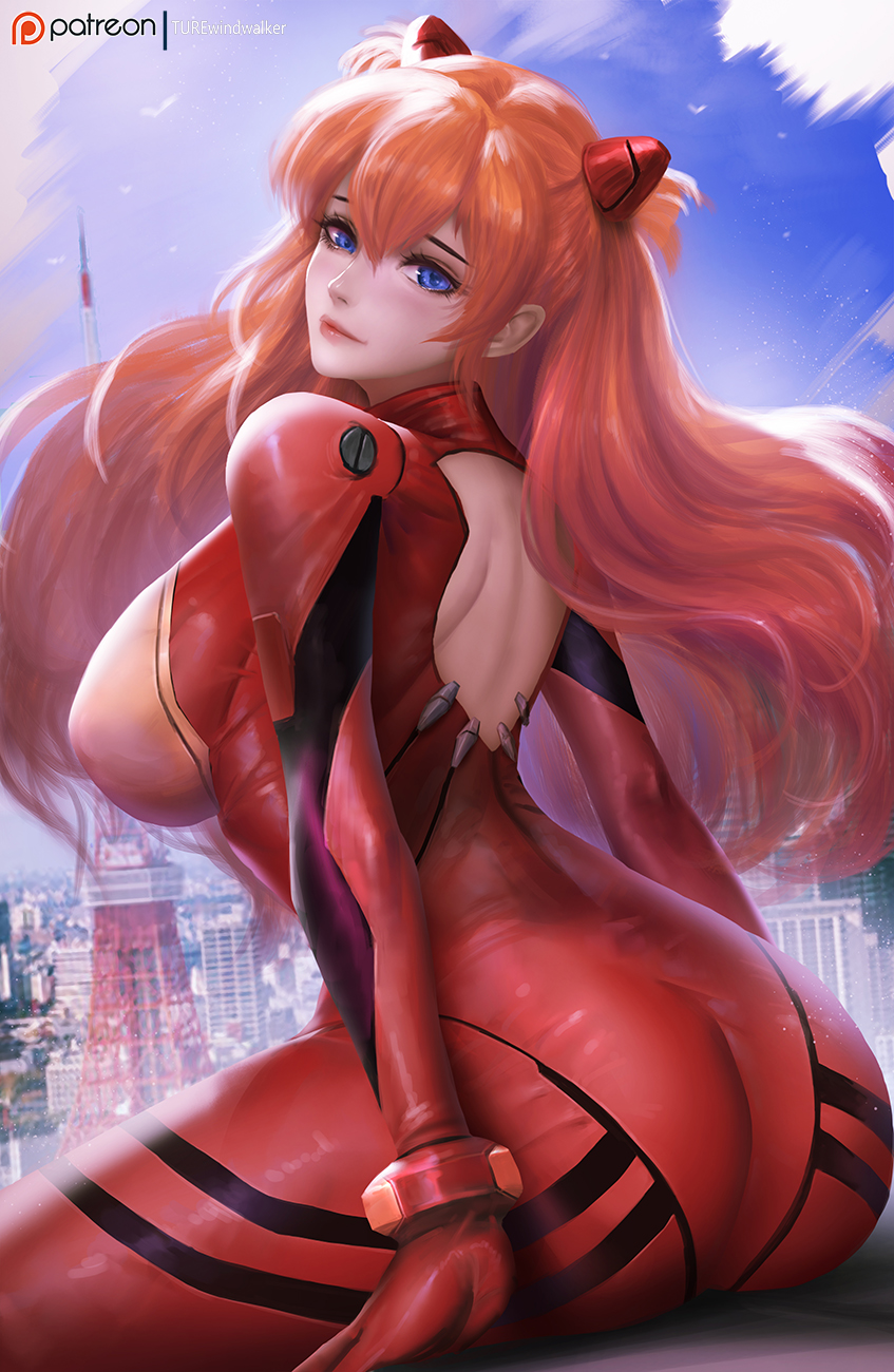 Souryuu Asuka Langley (Neon Genesis Evangelion) Rule 34 Image