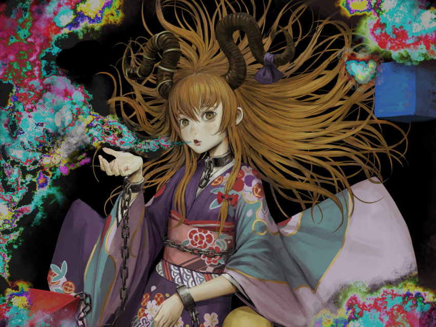 Ibuki Suika (Touhou) Rule 34 Image