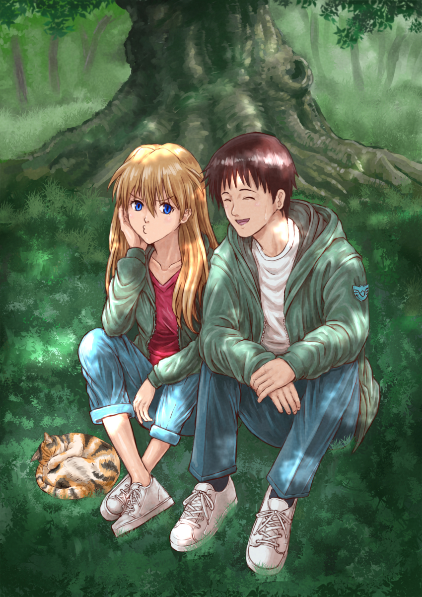 Ikari Shinji (Neon Genesis Evangelion) Rule 34 Image