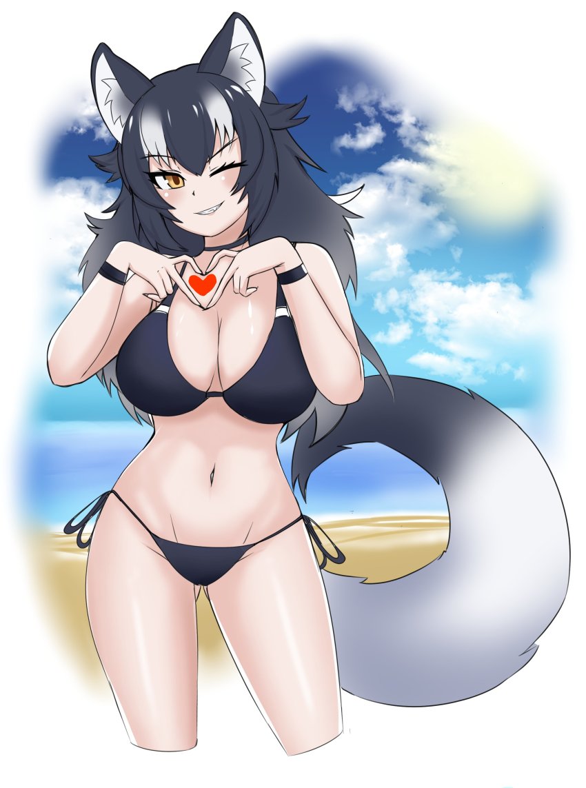 Grey Wolf (Kemono Friends) Rule 34 Image