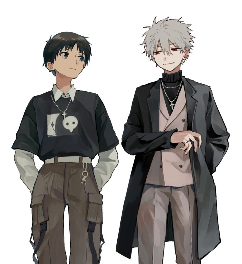 Ikari Shinji (Nagisa Kaworu) Rule 34 Image