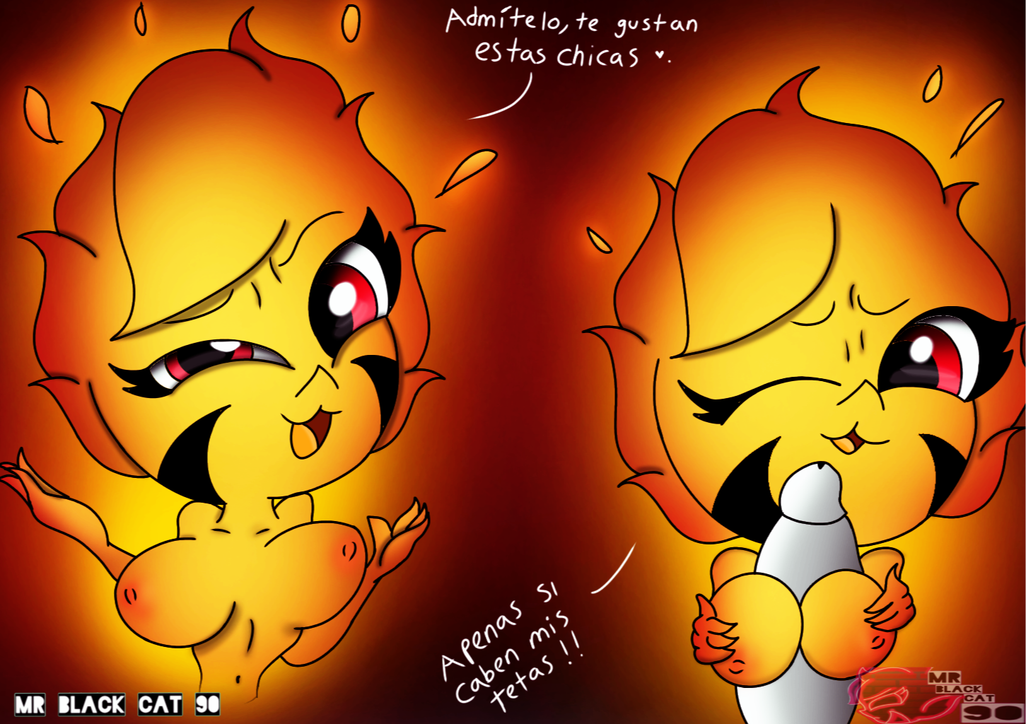 Neva The Fire Girl (Elemental (Pixar)) Rule 34 Image
