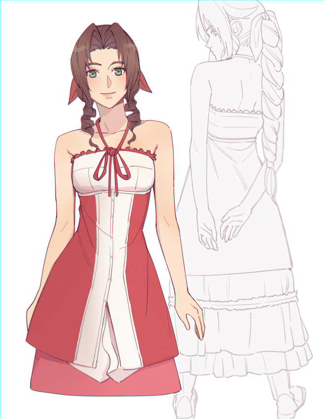 Aerith Gainsborough (Final Fantasy) Rule 34 Image