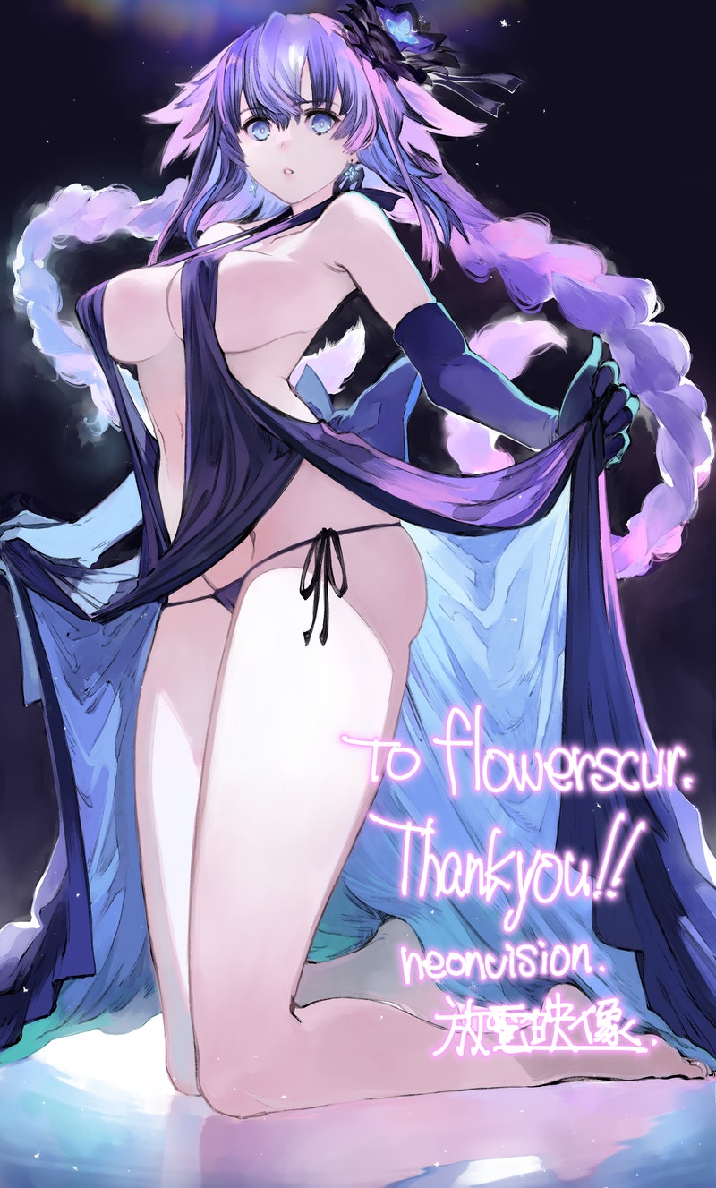 Purple Heart (Neptunia) Rule 34 Image