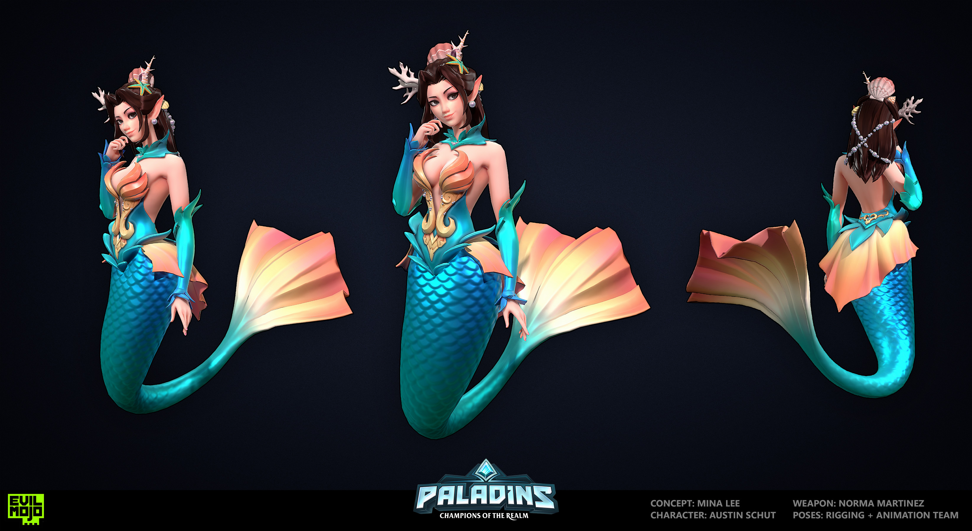 Mermaid Ying (Hi-Rez Studios) Rule 34 Image