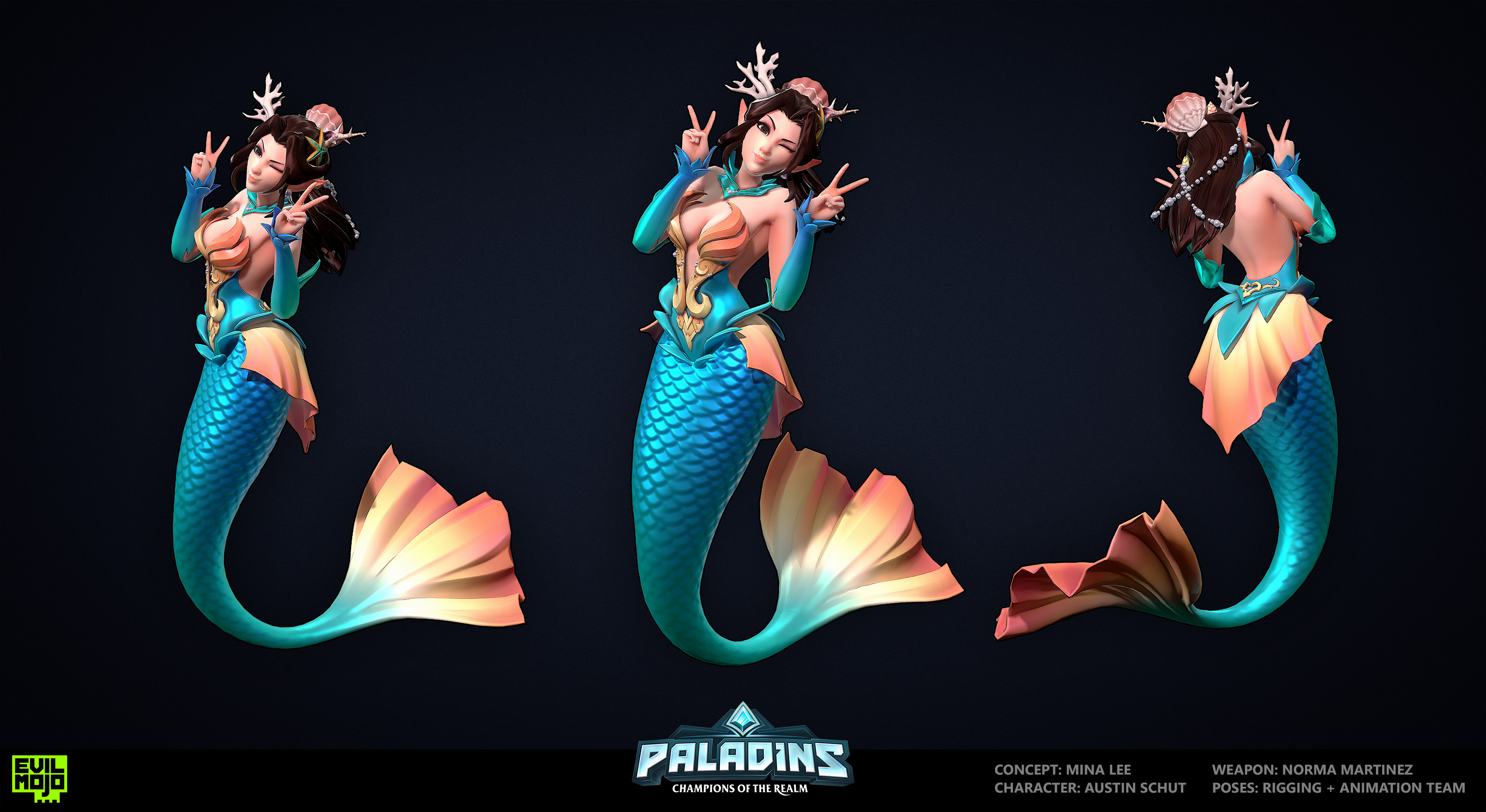 Mermaid Ying (Hi-Rez Studios) Rule 34 Image