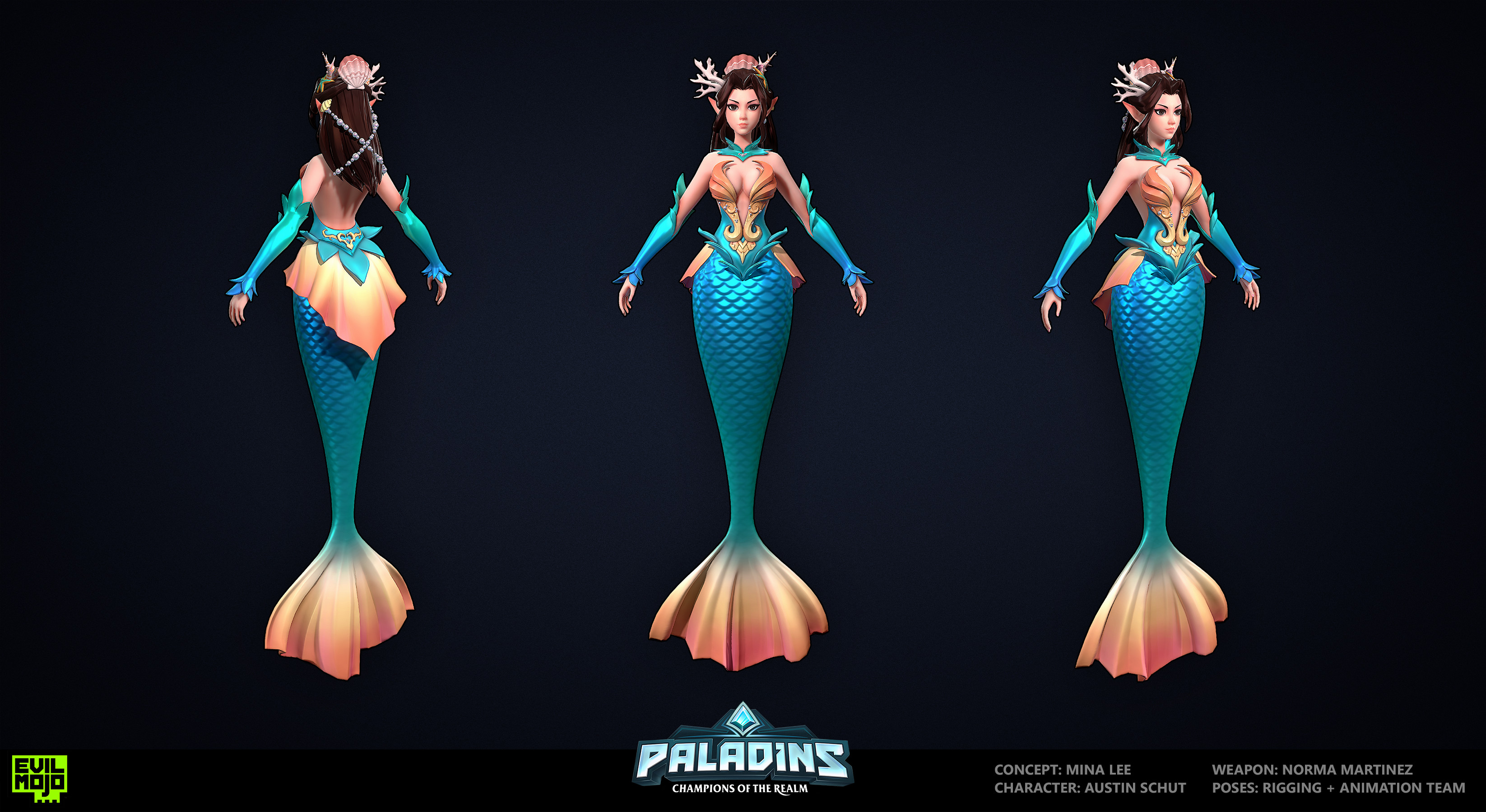 Mermaid Ying (Hi-Rez Studios) Rule 34 Image