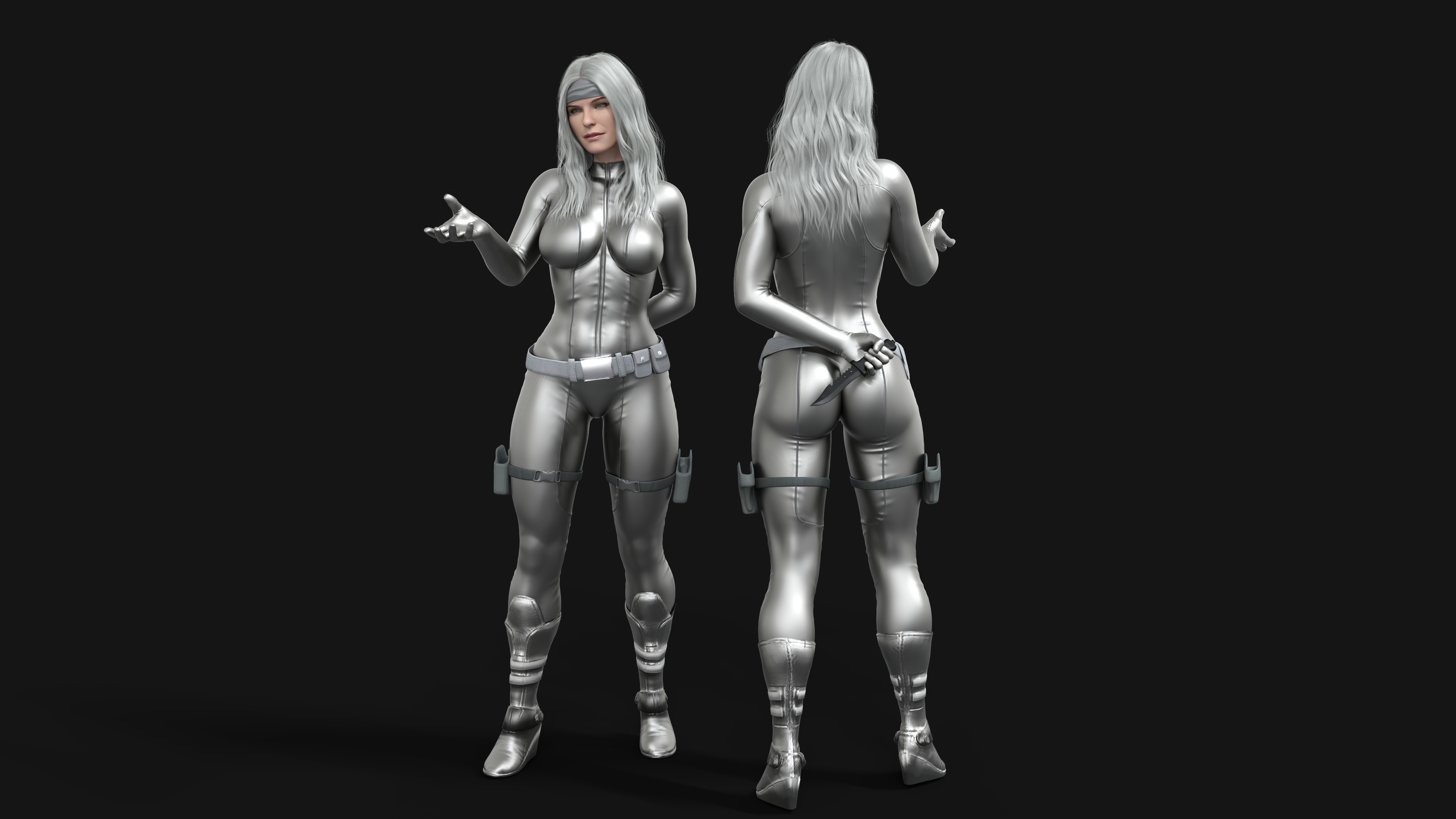 Silver Sable (Marvel) Rule 34 Image
