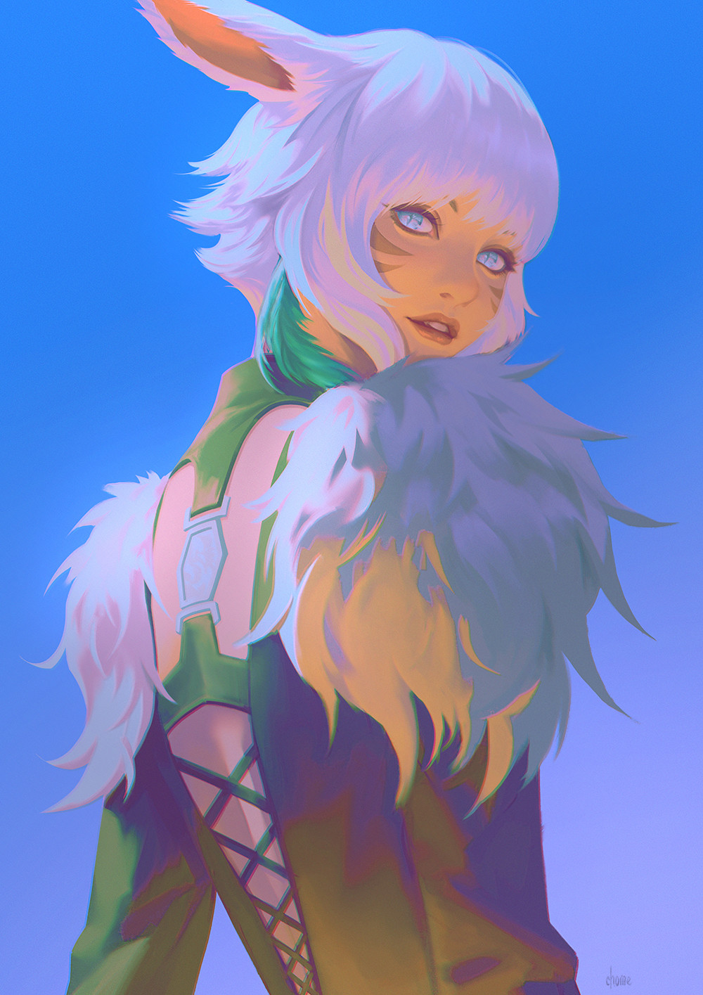 Miqo'Te (Final Fantasy) Rule 34 Image