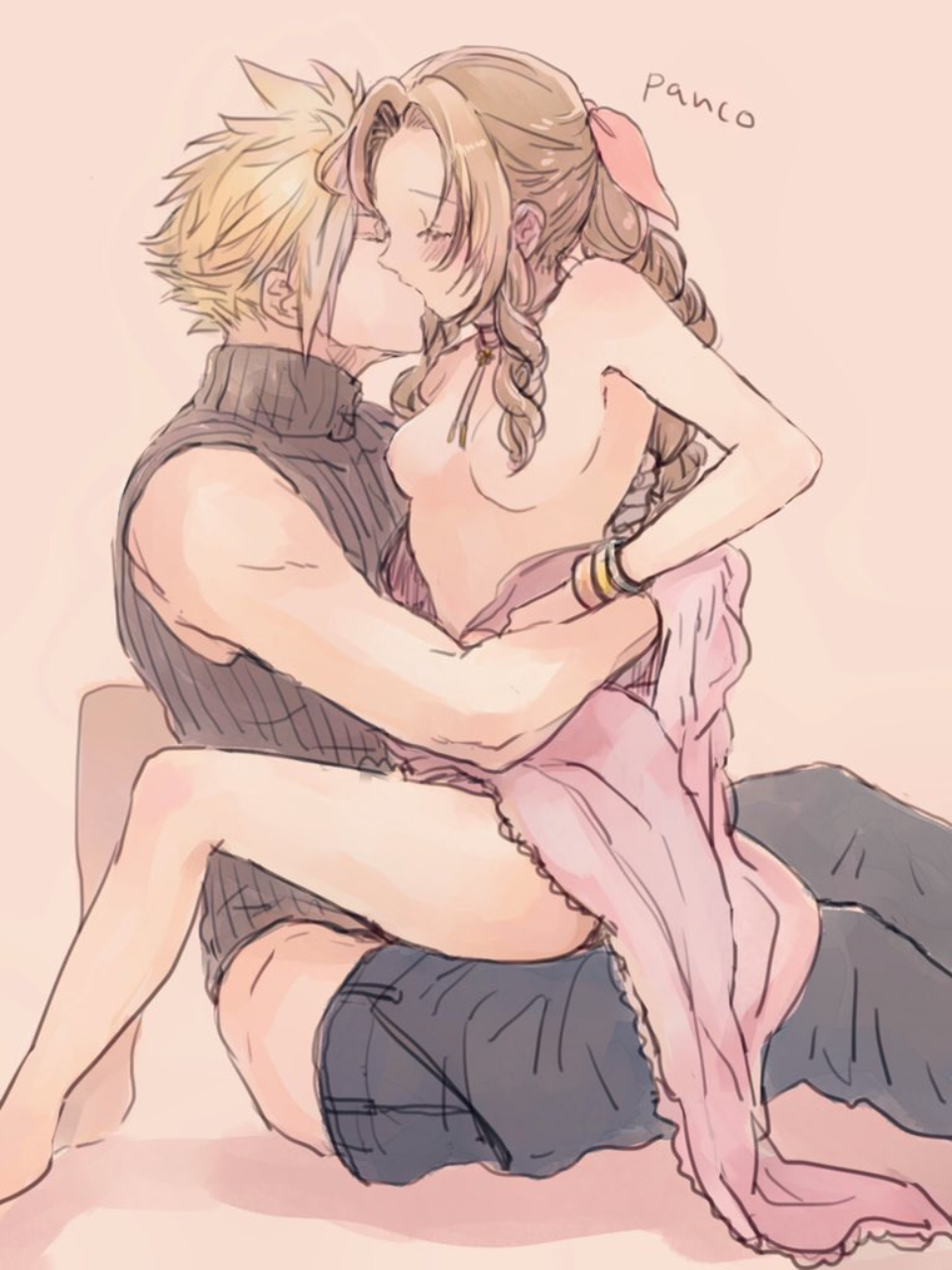 Aerith Gainsborough (Final Fantasy) Rule 34 Image