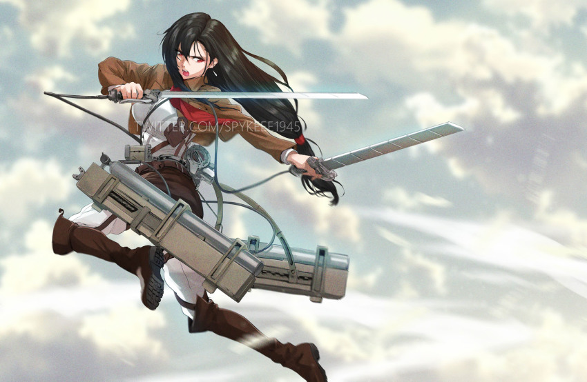 Mikasa Ackerman (Final Fantasy) Rule 34 Image