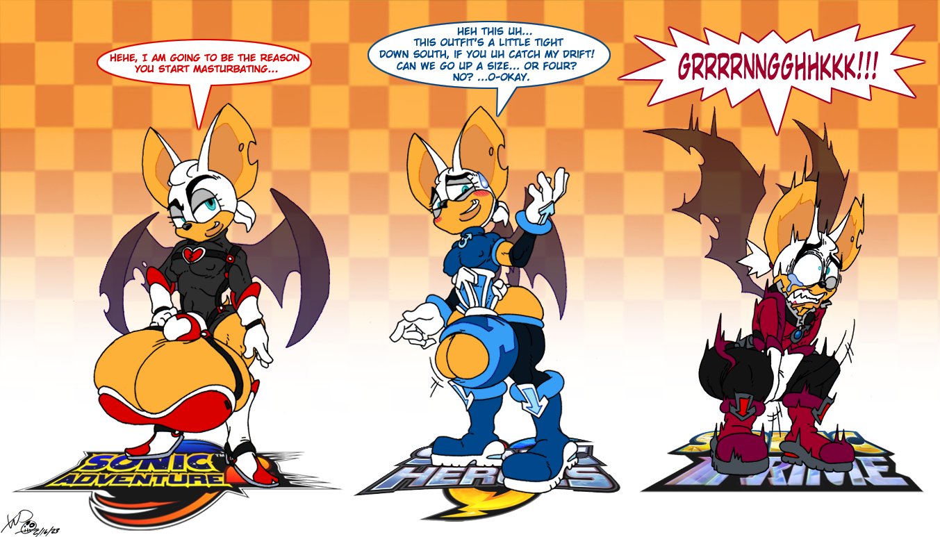 Male Rouge (Sega) Rule 34 Image