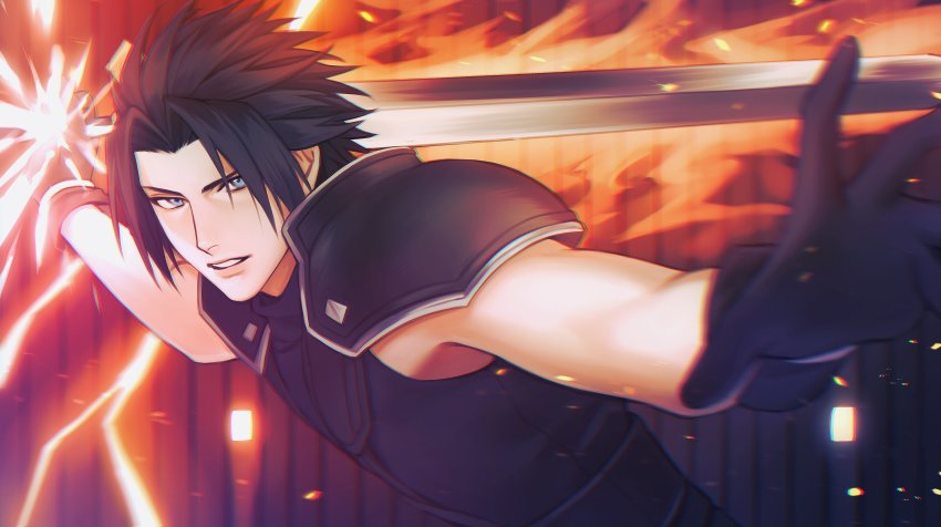 Zack Fair (Final Fantasy) Rule 34 Image