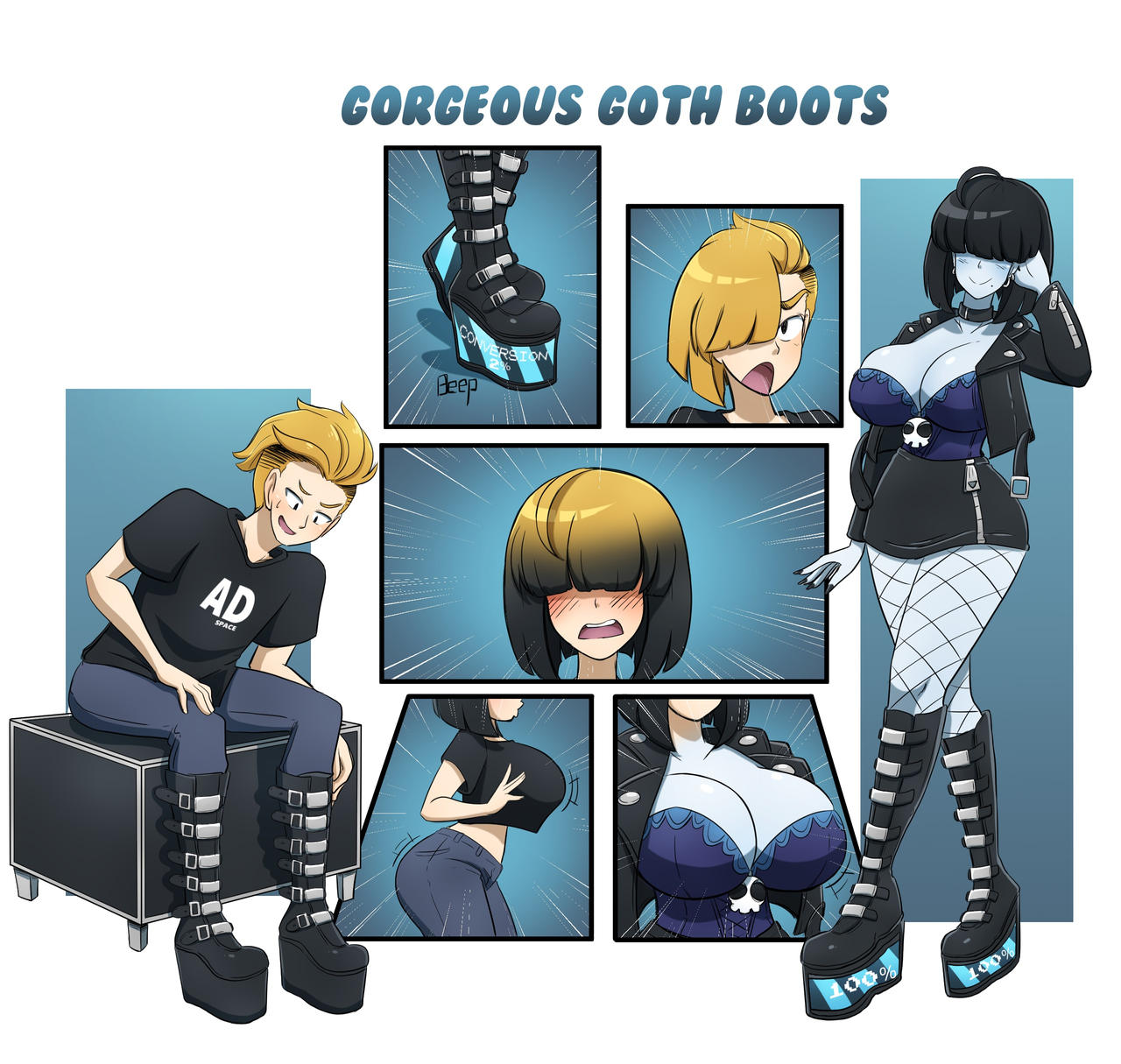 Genderswap (Mtf) Rule 34 Image