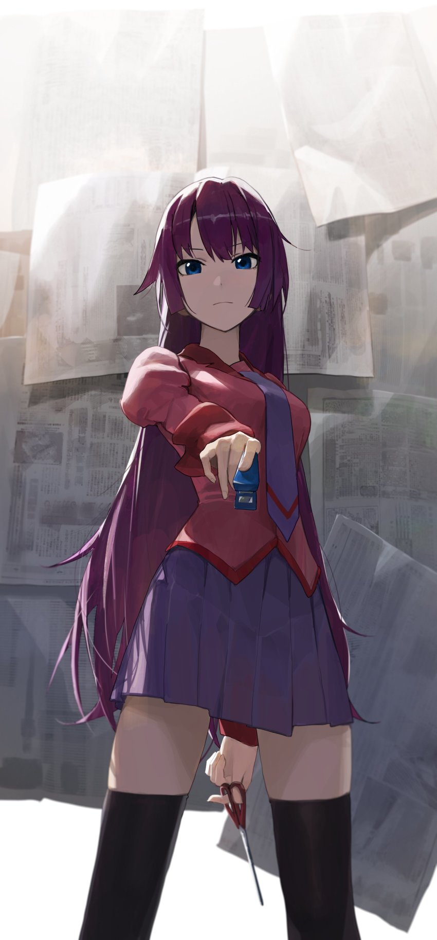 Senjougahara Hitagi (Bakemonogatari) Rule 34 Image