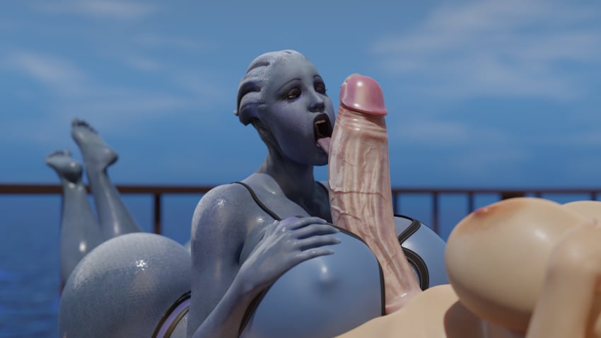Asari (Liara T'Soni) Rule 34 Image