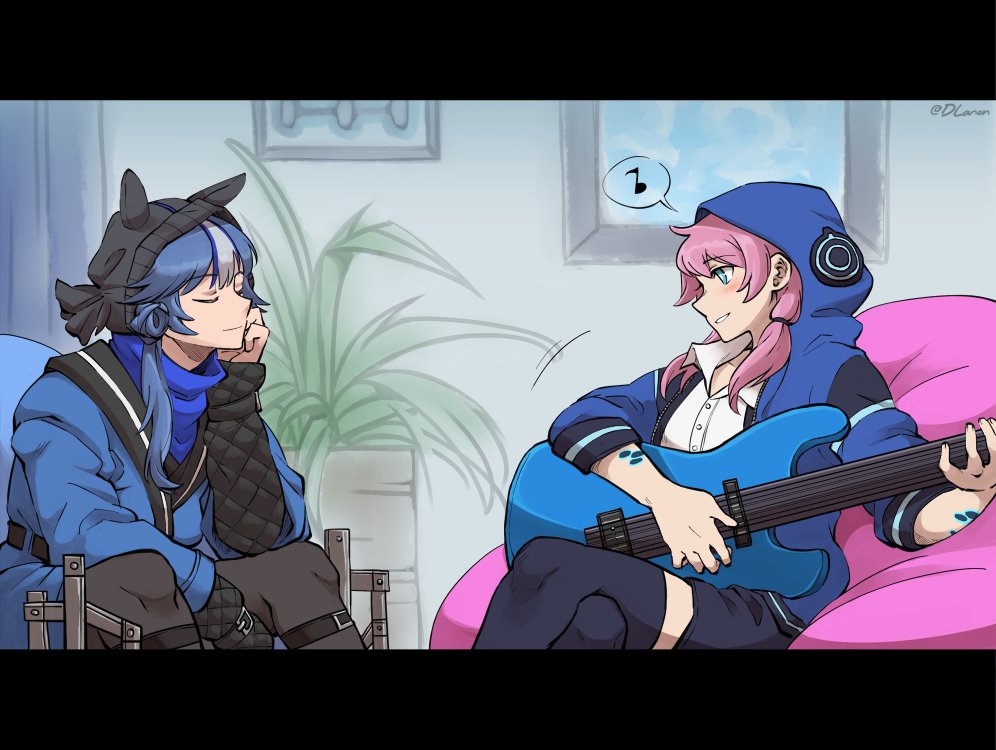 Blue Poison (Arknights) Rule 34 Image
