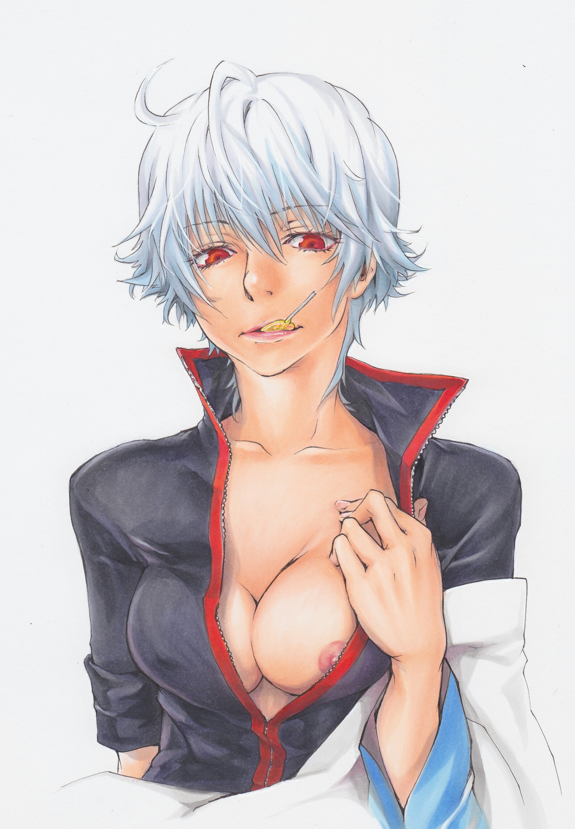 Ginko Sakata (Gintama) Rule 34 Image