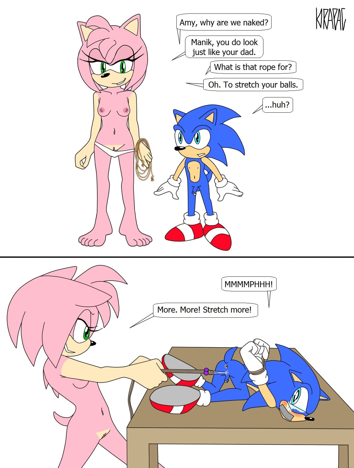 Amy Rose (Manik Acorn) Rule 34 Image