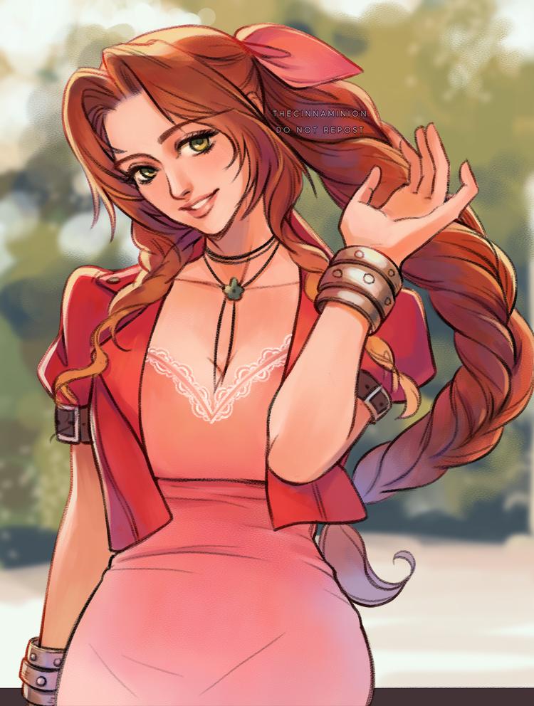 Aerith Gainsborough (Final Fantasy) Rule 34 Image