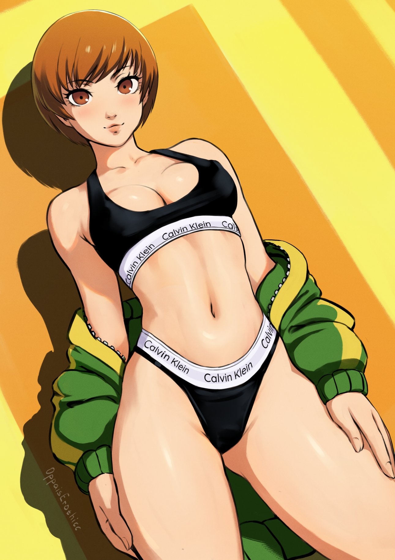 Satonaka Chie (Calvin Klein) Rule 34 Image