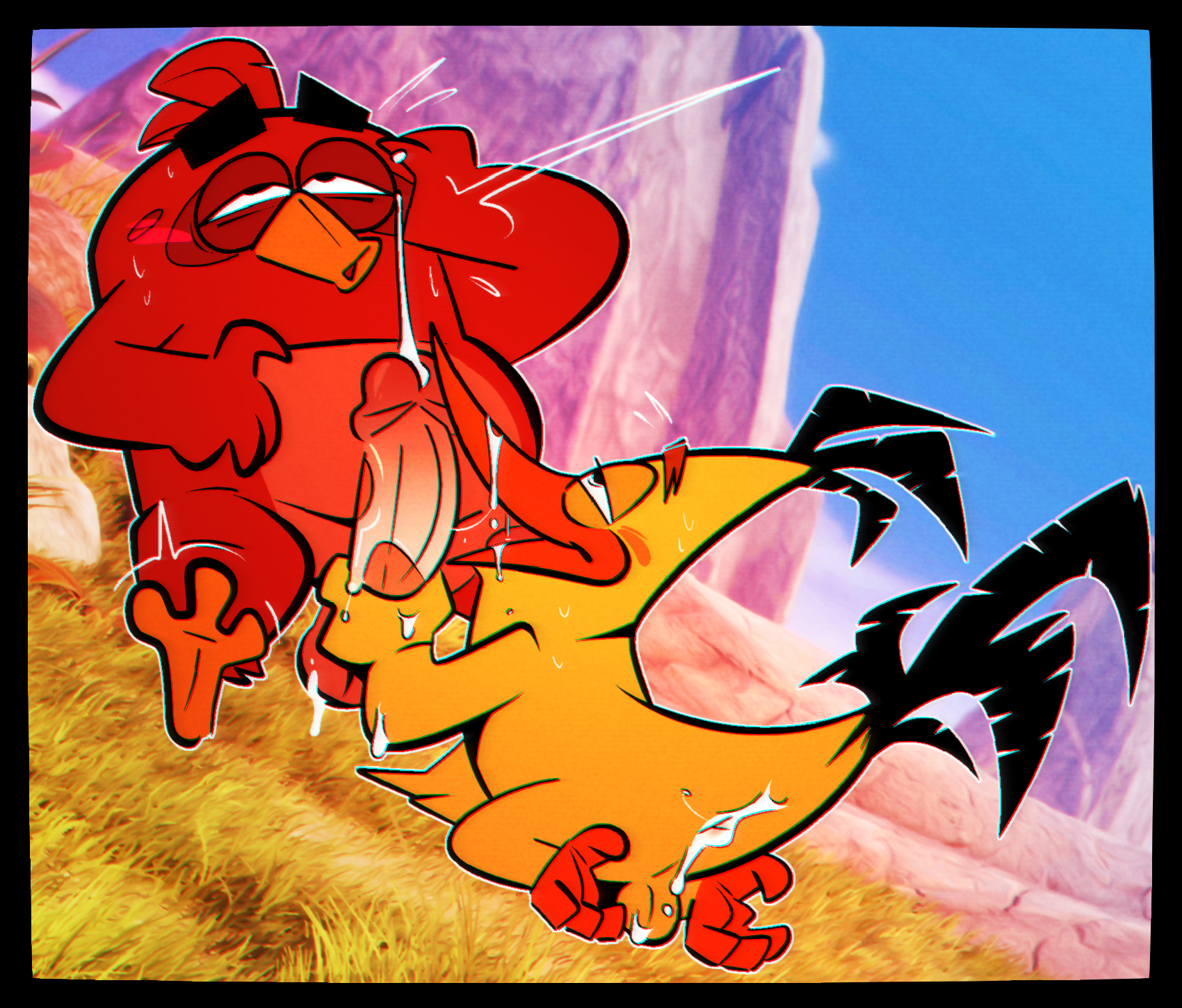 Chuck (Angry Birds) Rule 34 Image