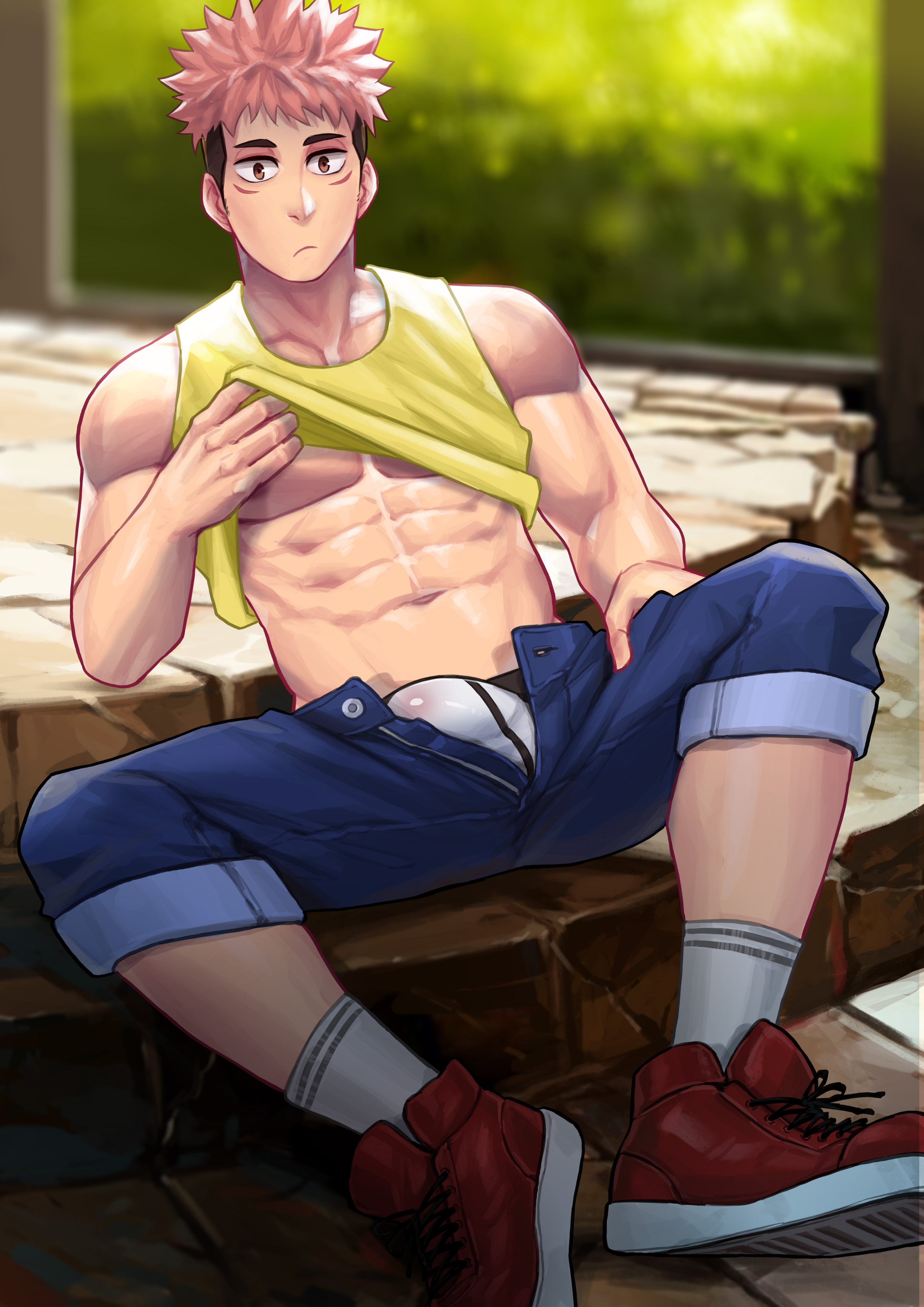 Itadori Yuuji (Jujutsu Kaisen) Rule 34 Image