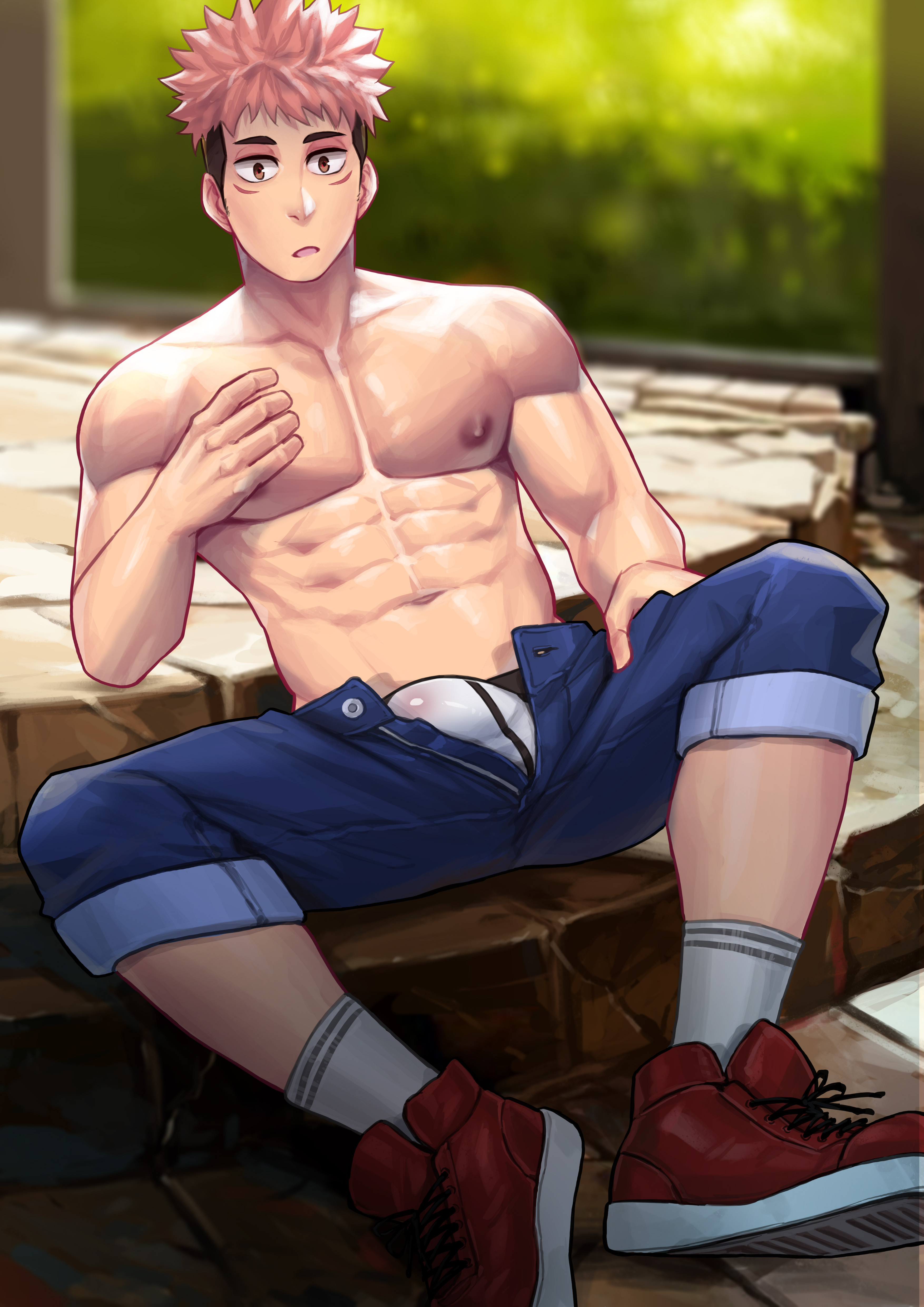 Itadori Yuuji (Jujutsu Kaisen) Rule 34 Image